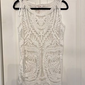 Laundry XS Lace Sleeveless Top